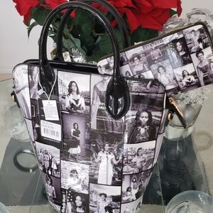 *Sale*Beautiful 2in1 Michelle Obama Vegan bag